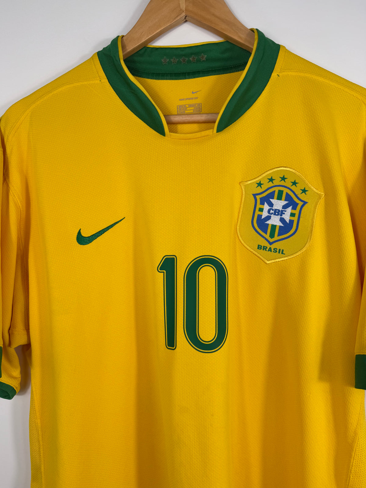 Maillot Domicile Brésil Ronaldinho saison 2006
