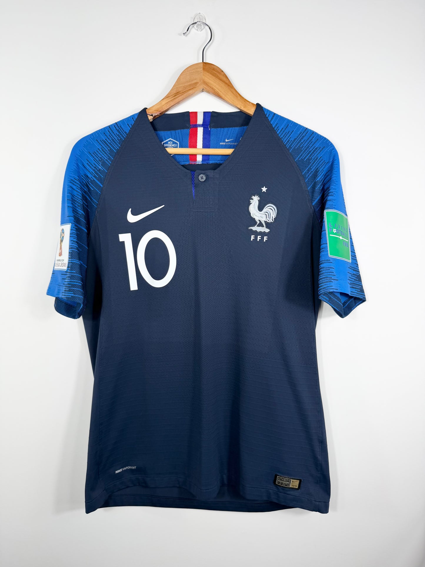 Maillot Vapor Domicile Équipe de France FFF Mbappé saison 2018
