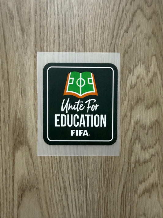 Patch White For Education Coupe du monde World Cup 2026 Noir (Reproduction)