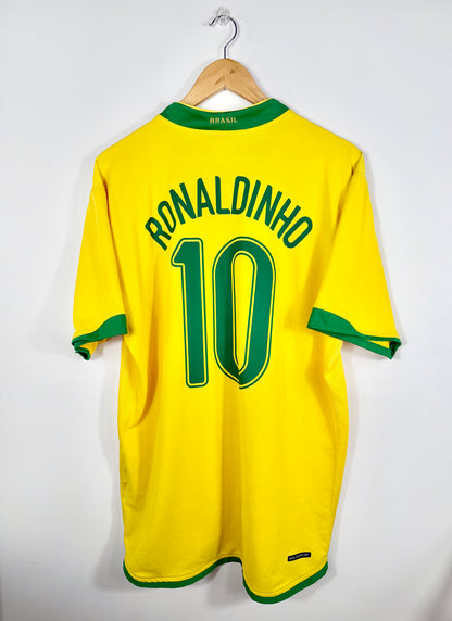 Maillot Domicile Brésil Ronaldinho saison 2006
