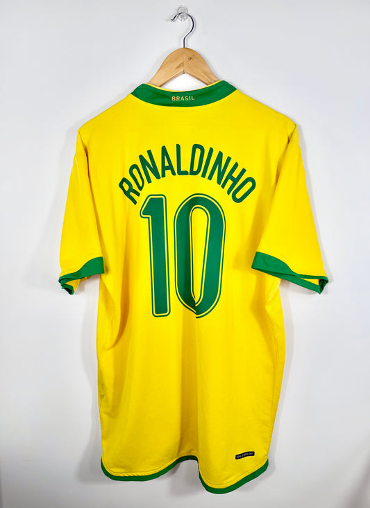 Maillot Domicile Brésil Ronaldinho saison 2006