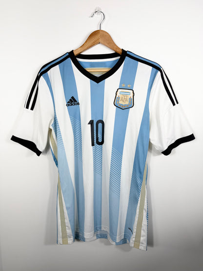 Maillot Domicile Argentine Messi saison 2014