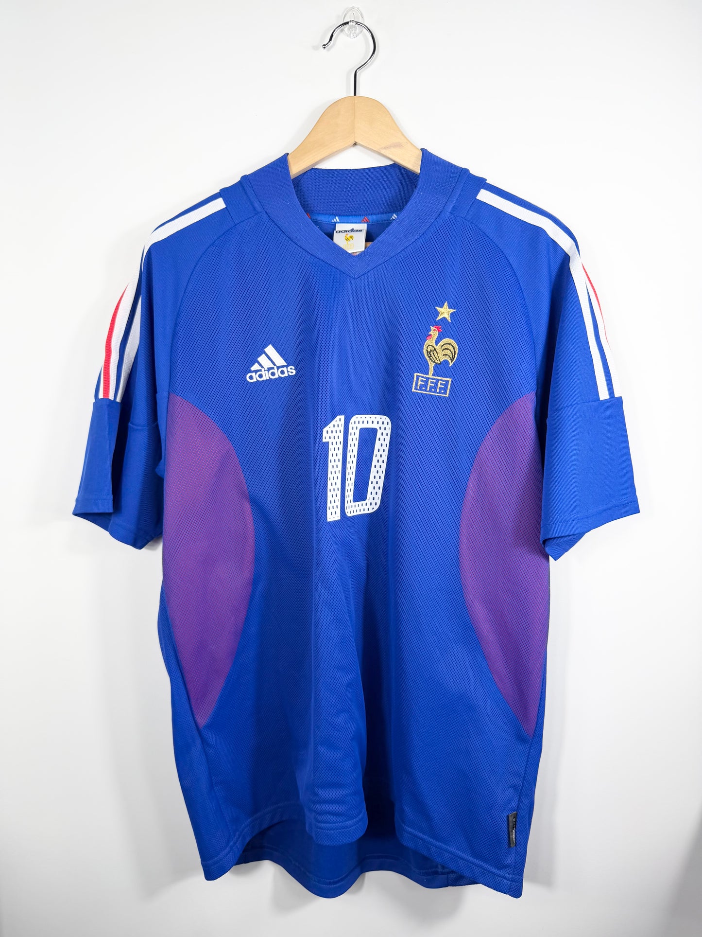 Maillot Domicile FFF Équipe de France Zidane saison 2002