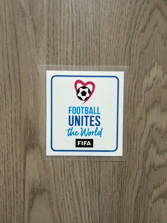 Patch Fotball Unites The World Coupe du monde World Cup 2022 Blanc (Reproduction)