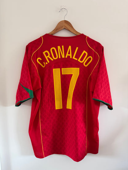Maillot Domicile Portugal Ronaldo saison 2004/2005