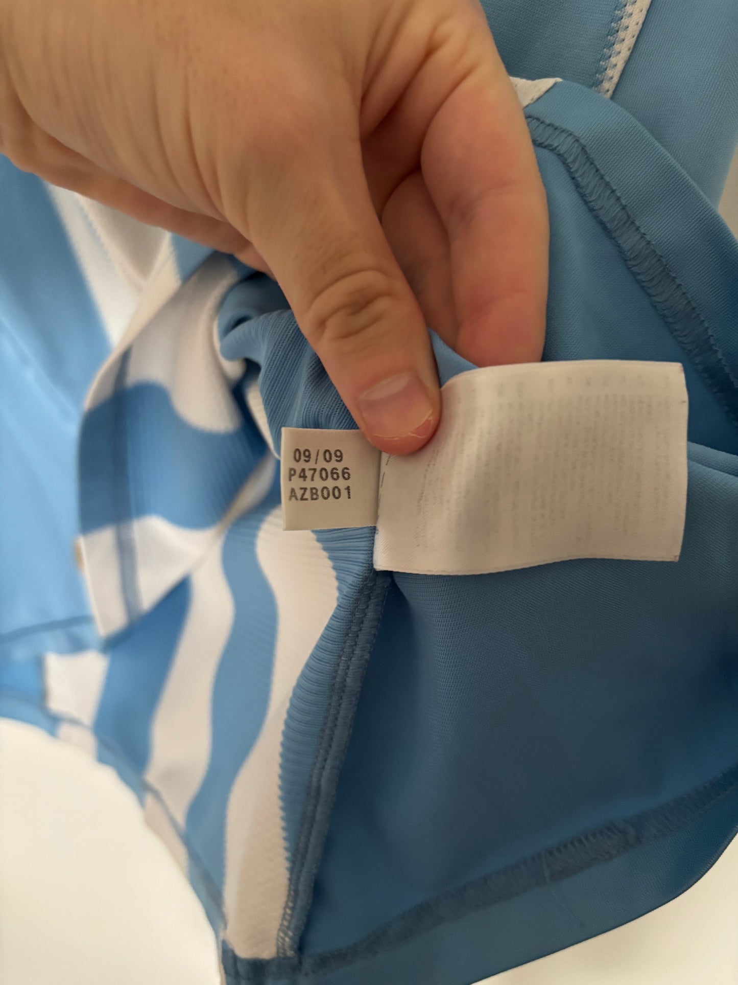 Maillot Domicile Argentine Messi saison 2010