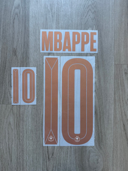 Flocage Officiel Équipe de France FFF Mbappé Away 2026