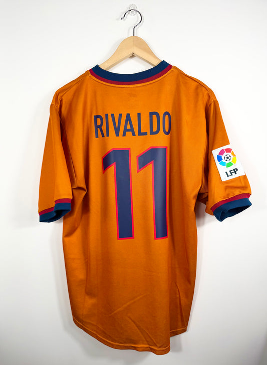 Maillot Extérieur FC Barcelone Rivaldo saison 1998/1999