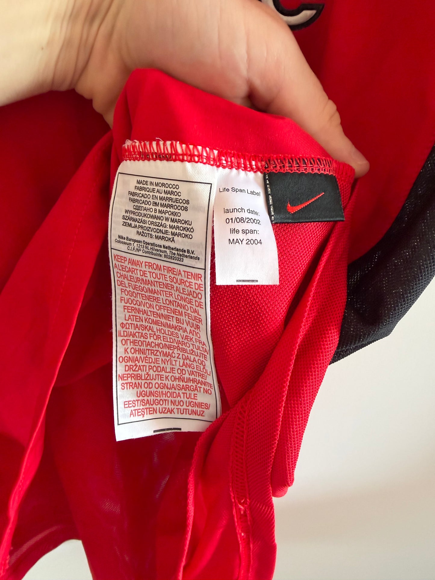 Maillot Domicile Manchester United Beckham saison 2002/2003