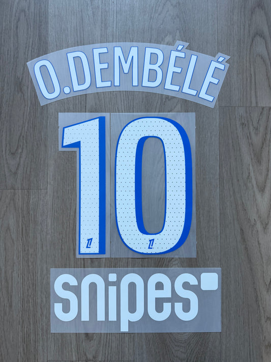 Flocage Officiel PSG Paris Saint Germain Dembélé Third Ligue 1 2025/2026