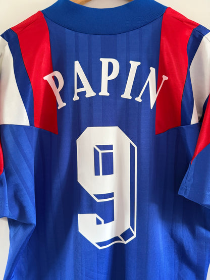 Maillot Domicile Équipe de France FFF Papin saison 1992