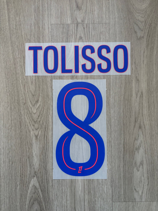 Flocage Officiel OL Olympique Lyonnais Tolisso Home 2025/2026