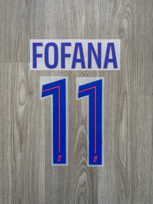 Flocage Officiel OL Olympique Lyonnais Fofana Home 2025/2026