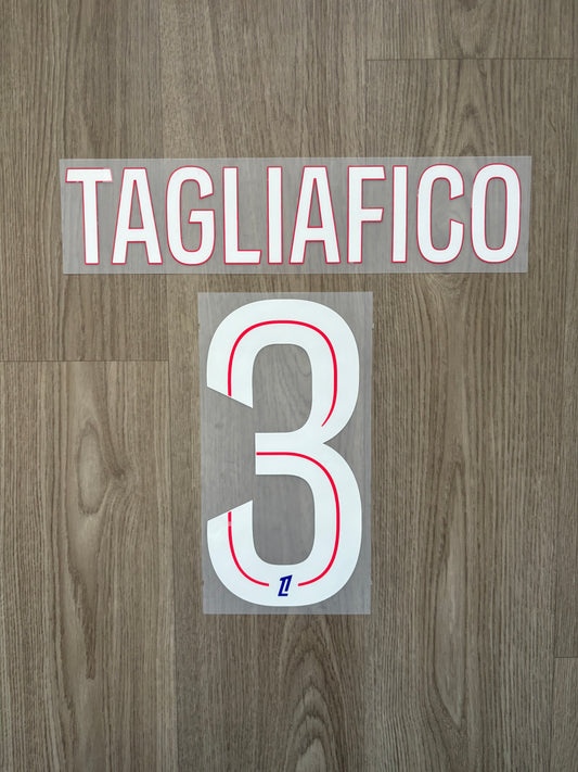 Flocage Officiel OL Olympique Lyonnais Tagliafico Away 2025/2026