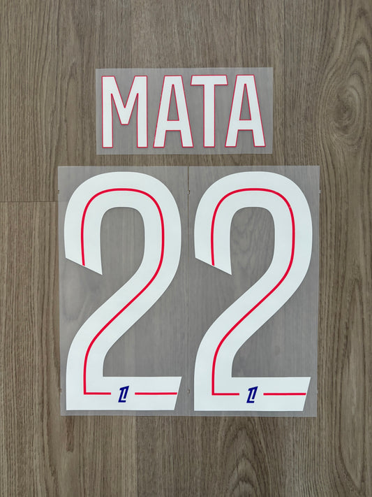 Flocage Officiel OL Olympique Lyonnais Mata Away 2025/2026