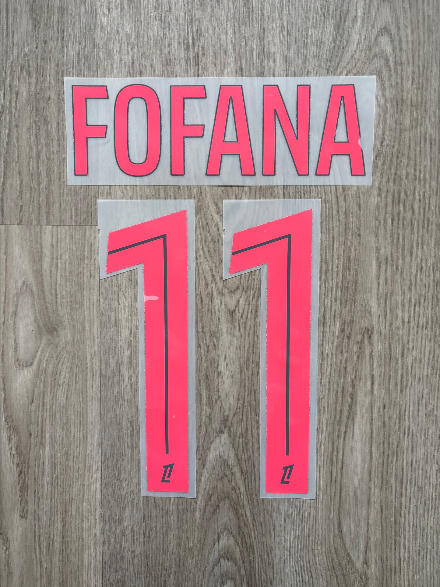 Flocage Officiel OL Olympique Lyonnais Fofana Third 2025/2026