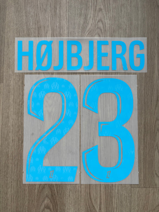 Flocage Officiel OM Olympique de Marseille Hojbjerg Home 2025/2026
