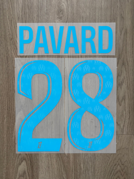Flocage Officiel OM Olympique de Marseille Pavard Home 2025/2026