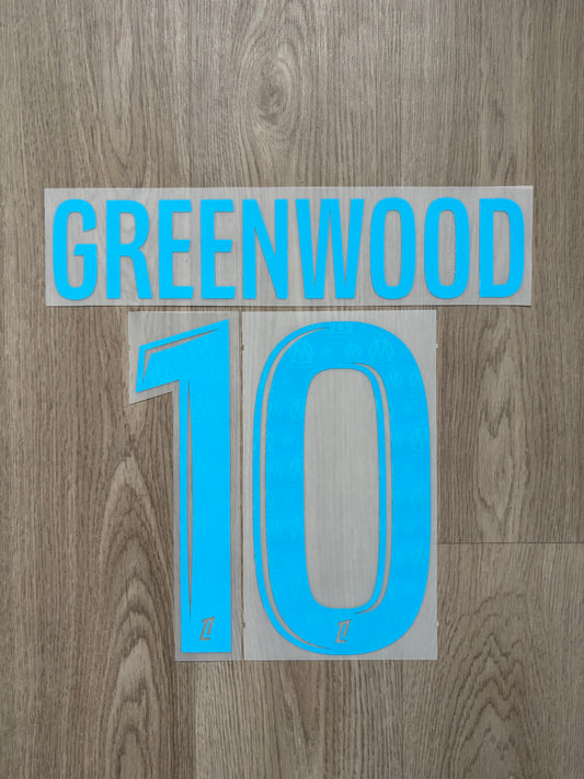 Flocage Officiel OM Olympique de Marseille Greenwood Home 2025/2026