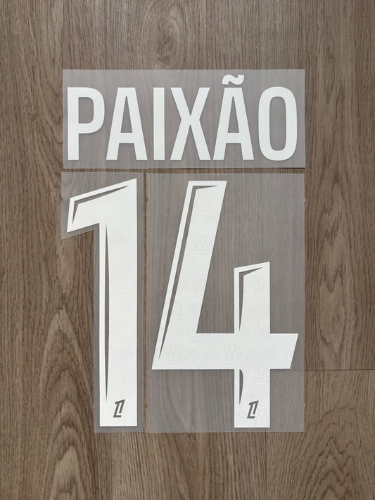 Flocage Officiel OM Olympique de Marseille Paixao Away/ Third 2025/2026