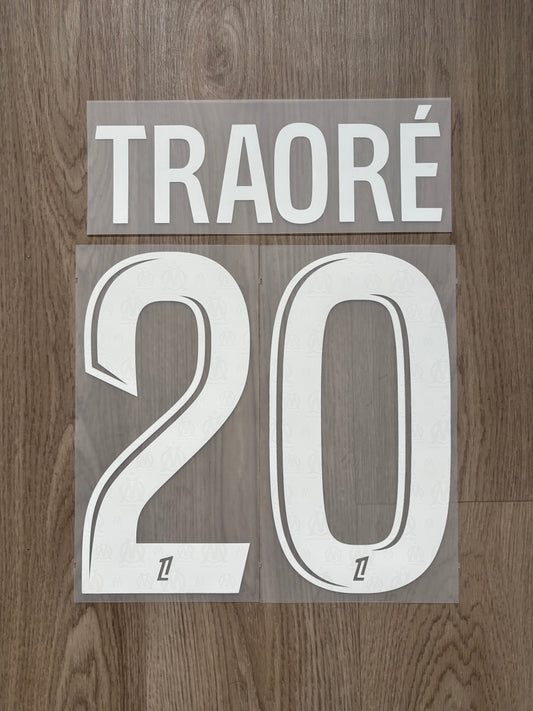 Flocage Officiel OM Olympique de Marseille Traoré Away/ Third 2025/2026