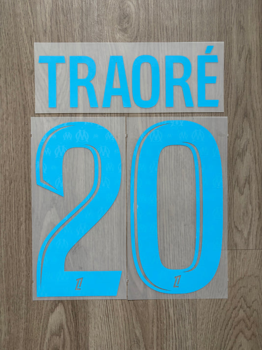 Flocage Officiel OM Olympique de Marseille Traoré Home 2025/2026