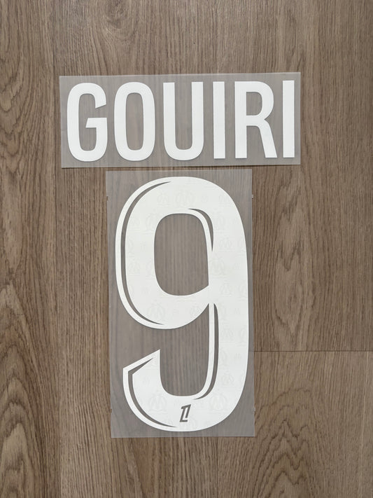Flocage Officiel OM Olympique de Marseille Gouiri Away/ Third 2025/2026