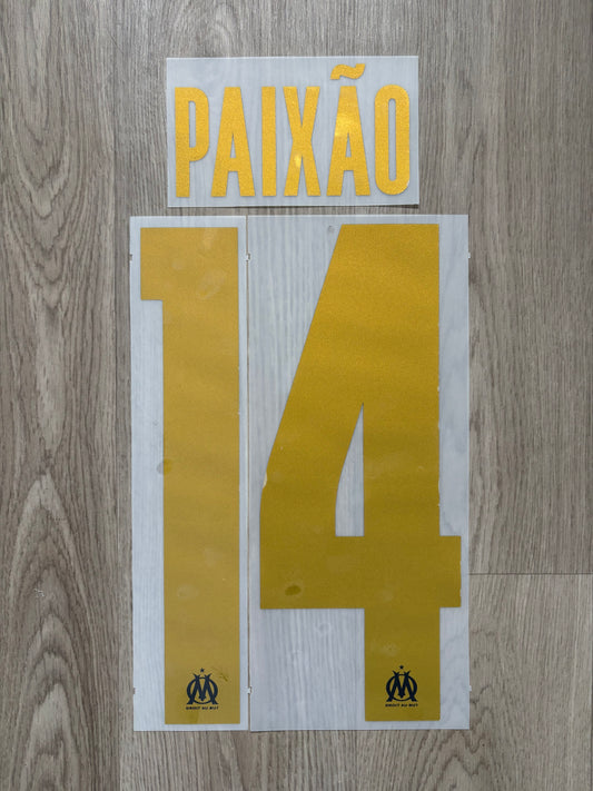Flocage Officiel OM Olympique de Marseille Paixao Home Ligue des Champions 2025/2026