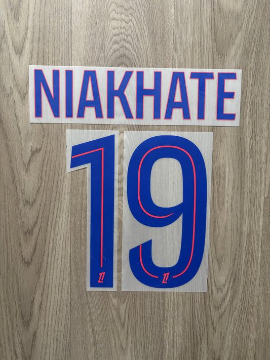 Flocage Officiel OL Olympique Lyonnais Niakhate Home 2025/2026