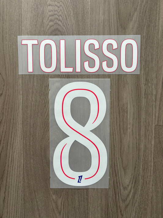 Flocage Officiel OL Olympique Lyonnais Tolisso Away 2025/2026