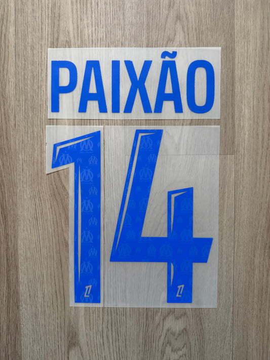 Flocage Officiel OM Olympique de Marseille Paixao  Fourth 2025/2026