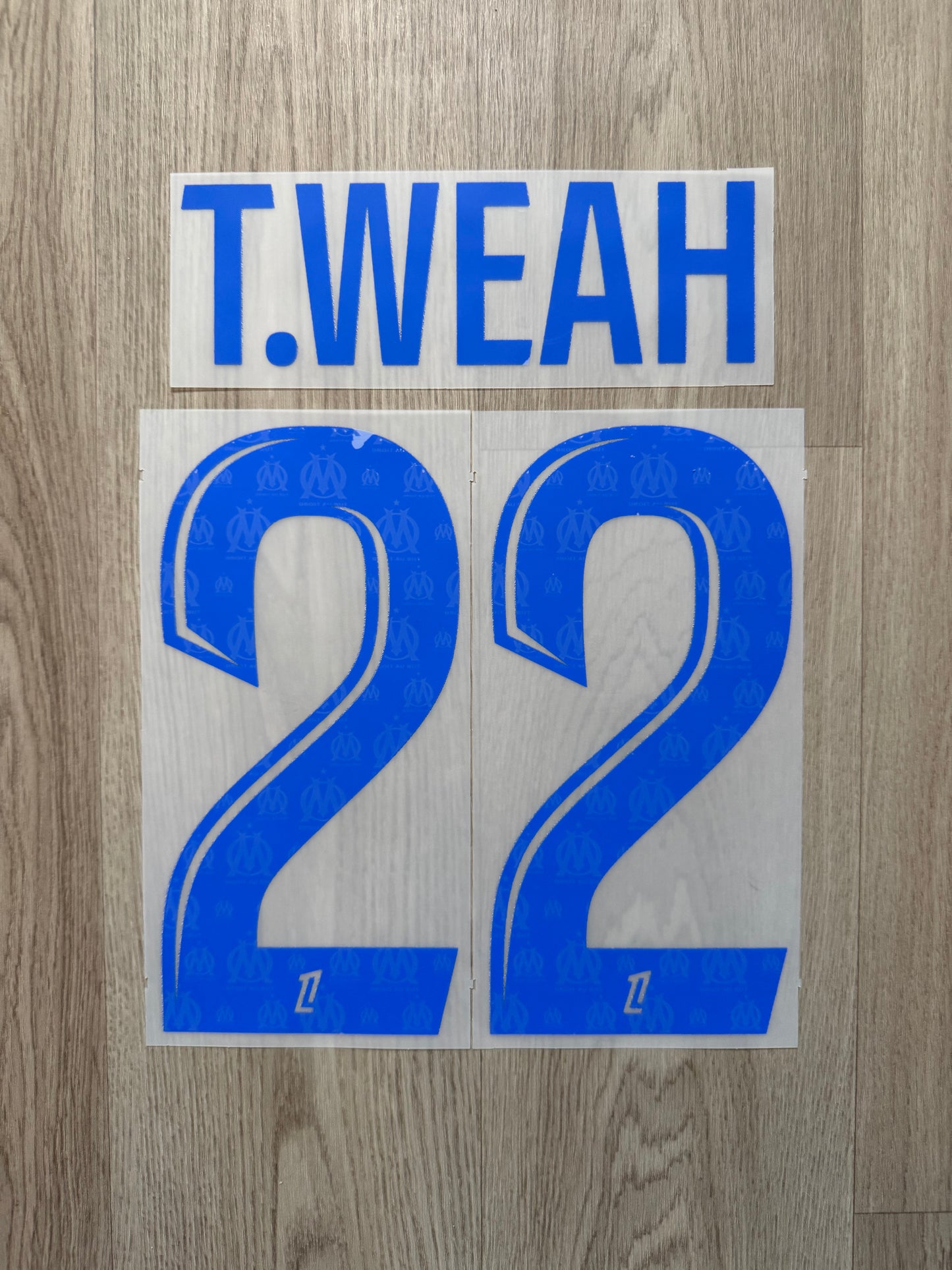 Flocage Officiel OM Olympique de Marseille T.Weah Fourth 2025/2026