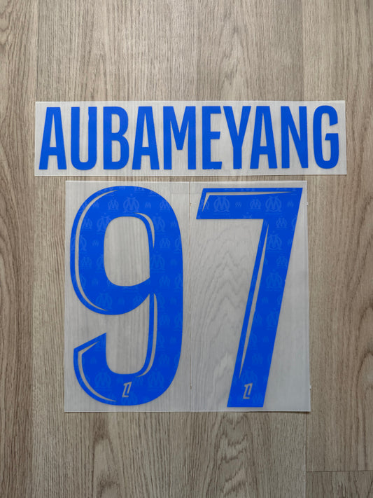 Flocage Officiel OM Olympique de Marseille Aubameyang  Fourth 2025/2026