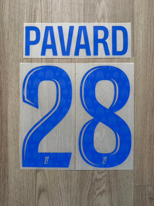 Flocage Officiel OM Olympique de Marseille Pavard Fourth 2025/2026