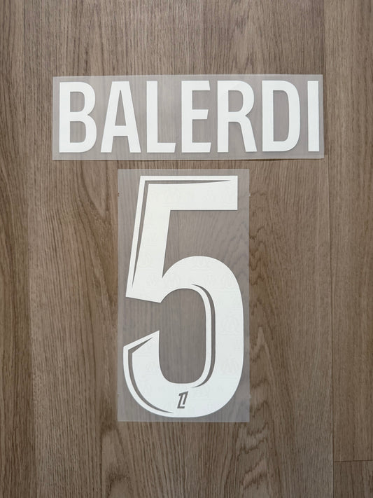 Flocage Officiel OM Olympique de Marseille Balerdi Away 2025/2026