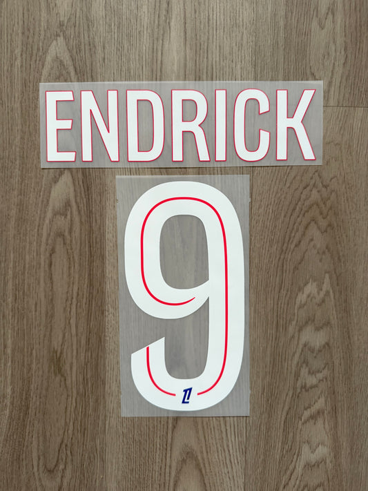 Flocage Officiel OL Olympique Lyonnais Endrick Away 2025/2026